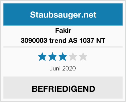 Fakir 3090003 trend AS 1037 NT Test