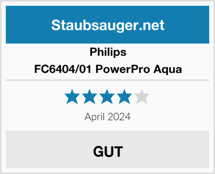 Philips FC6404/01 PowerPro Aqua Test