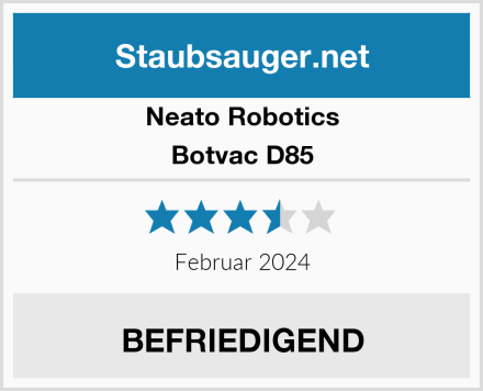 Neato Robotics Botvac D85 Test