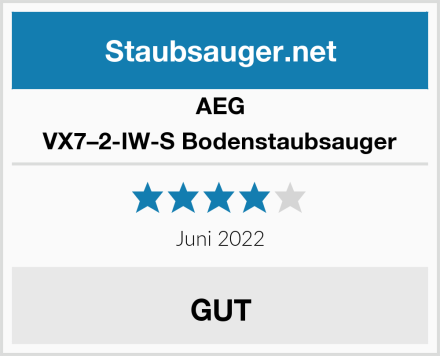 AEG VX7–2-IW-S Bodenstaubsauger Test