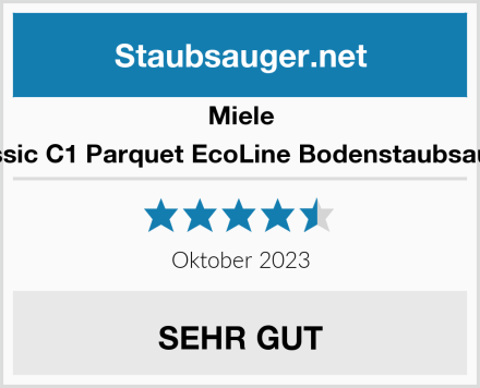 Miele Classic C1 Parquet EcoLine Bodenstaubsauger Test
