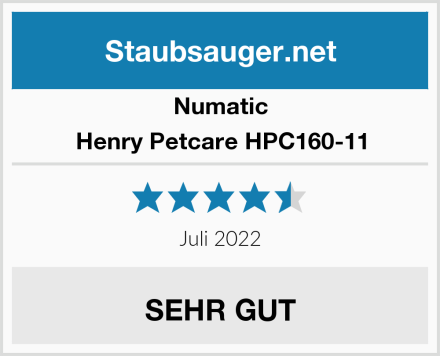 Numatic Henry Petcare HPC160-11 Test