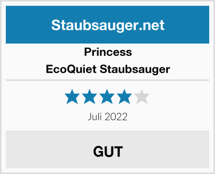 Princess EcoQuiet Staubsauger Test
