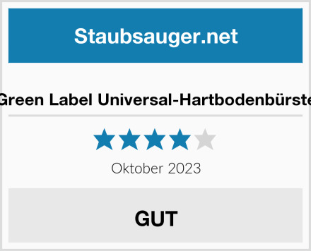  Green Label Universal-Hartbodenbürste Test