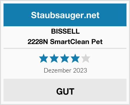 Bissell 2228N SmartClean Pet Test