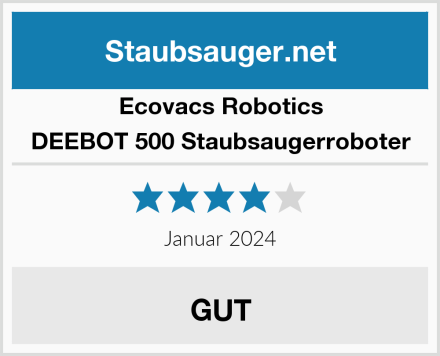 Ecovacs Robotics DEEBOT 500 Staubsaugerroboter Test