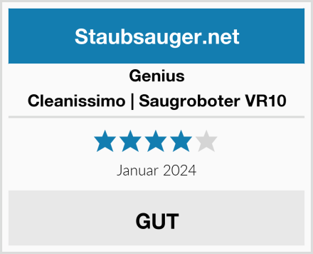 Genius Cleanissimo | Saugroboter VR10 Test