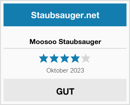  Moosoo Staubsauger Test