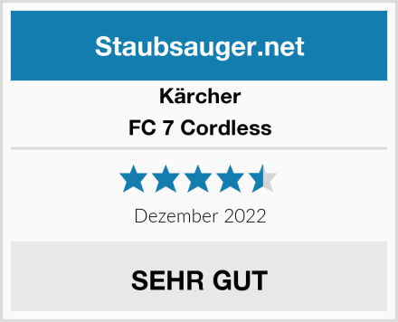 Kärcher FC 7 Cordless Test