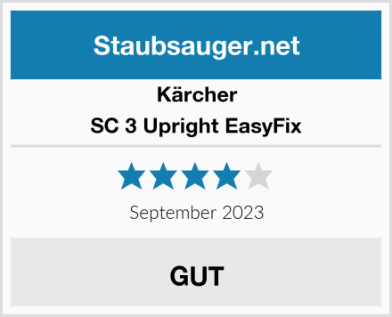 Kärcher SC 3 Upright EasyFix Test