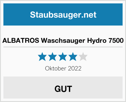  ALBATROS Waschsauger Hydro 7500 Test