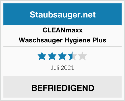 CLEANmaxx Waschsauger Hygiene Plus Test