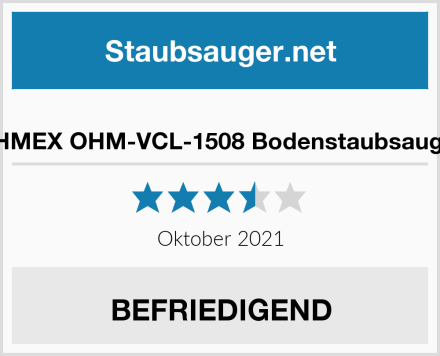  OHMEX OHM-VCL-1508 Bodenstaubsauger Test