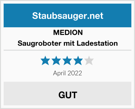 MEDION Saugroboter mit Ladestation Test