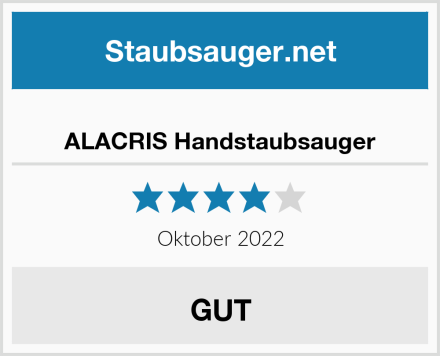  ALACRIS Handstaubsauger Test