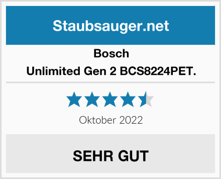 Bosch Unlimited Gen 2 BCS8224PET. Test