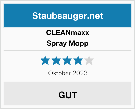 CLEANmaxx Spray Mopp Test