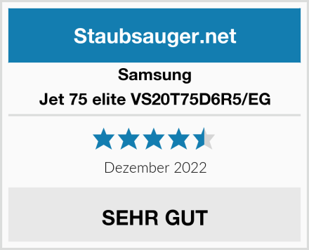 Samsung Jet 75 elite VS20T75D6R5/EG Test
