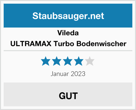 Vileda ULTRAMAX Turbo Bodenwischer Test