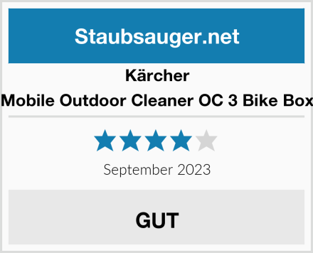 Kärcher Mobile Outdoor Cleaner OC 3 Bike Box Test