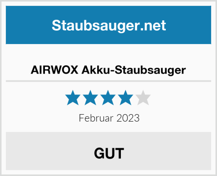  AIRWOX Akku-Staubsauger Test