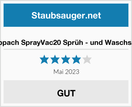  Scheppach SprayVac20 Sprüh - und Waschsauger Test