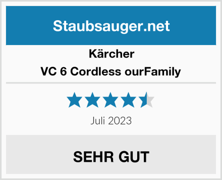 Kärcher VC 6 Cordless ourFamily Test