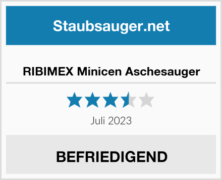  RIBIMEX Minicen Aschesauger Test