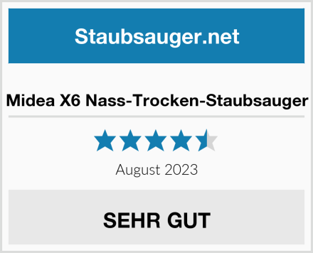  Midea X6 Nass-Trocken-Staubsauger Test