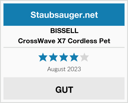 BISSELL CrossWave X7 Cordless Pet Test