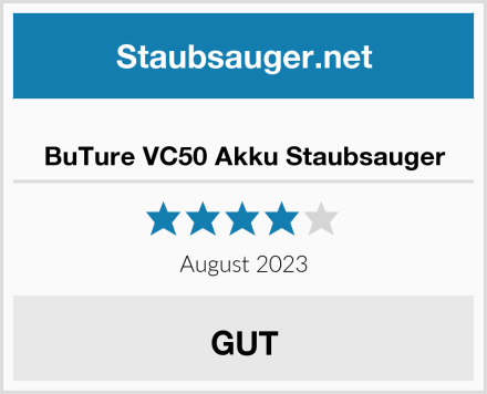  BuTure VC50 Akku Staubsauger Test