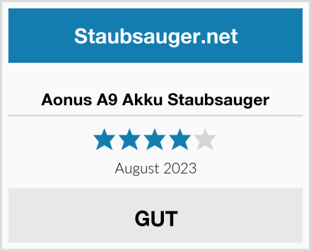  Aonus A9 Akku Staubsauger Test