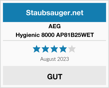 AEG Hygienic 8000 AP81B25WET Test