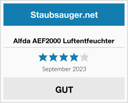  Alfda AEF2000 Luftentfeuchter Test