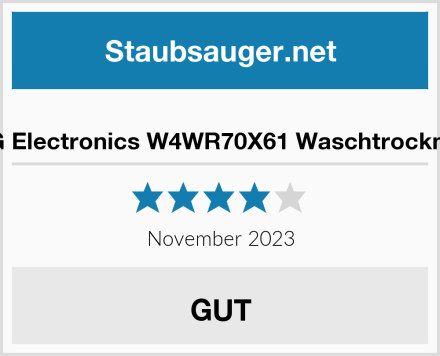  LG Electronics W4WR70X61 Waschtrockner Test