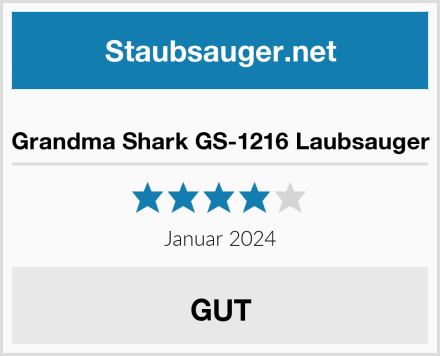  Grandma Shark GS-1216 Laubsauger Test