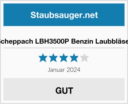  Scheppach LBH3500P Benzin Laubbläser Test