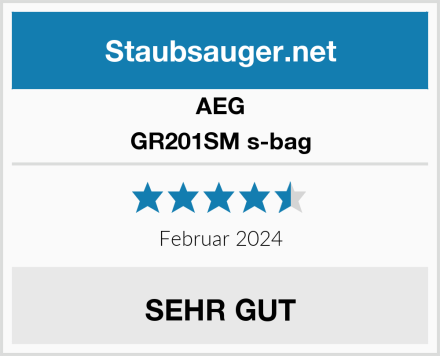 AEG GR201SM s-bag Test
