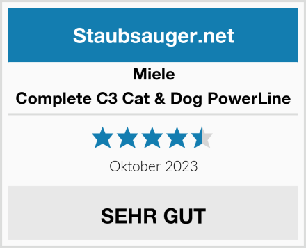 Miele Complete C3 Cat & Dog PowerLine Test
