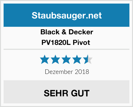 Black & Decker PV1820L Pivot  Test