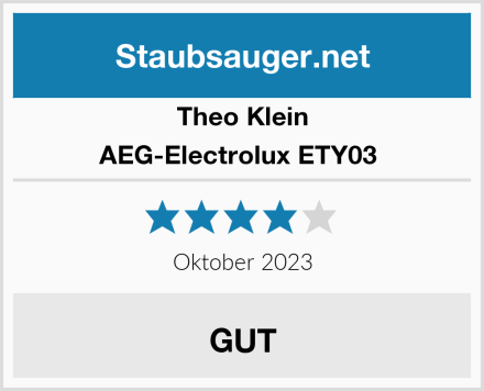 Theo Klein AEG-Electrolux ETY03  Test