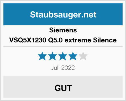 Siemens VSQ5X1230 Q5.0 extreme Silence Test