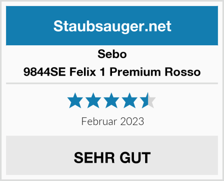 Sebo 9844SE Felix 1 Premium Rosso Test