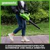  Greenworks GD24X2BVK4X Akku Laubsauger